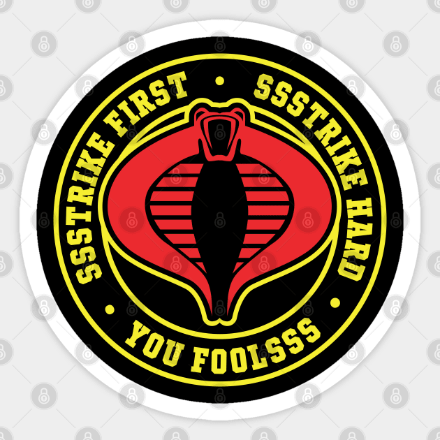 Cobra Kai-mander Sticker by HustlerofCultures